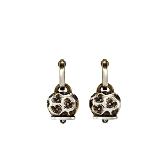 Chantecler Et voilà Campanelle Ohrschmuck aus Silber und Diamanten