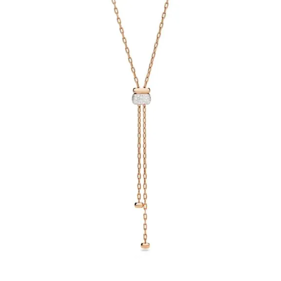 Pomellato Iconica Collier aus Roségold mit Diamanten