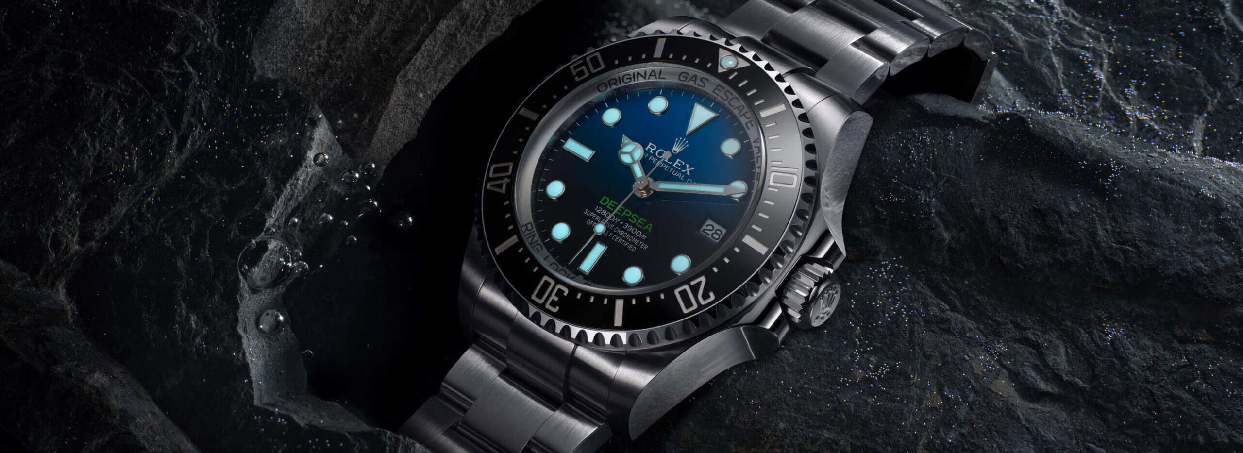 Rolex Deepsea und ihr Zifferblatt bei Juwelier S.M.Wild