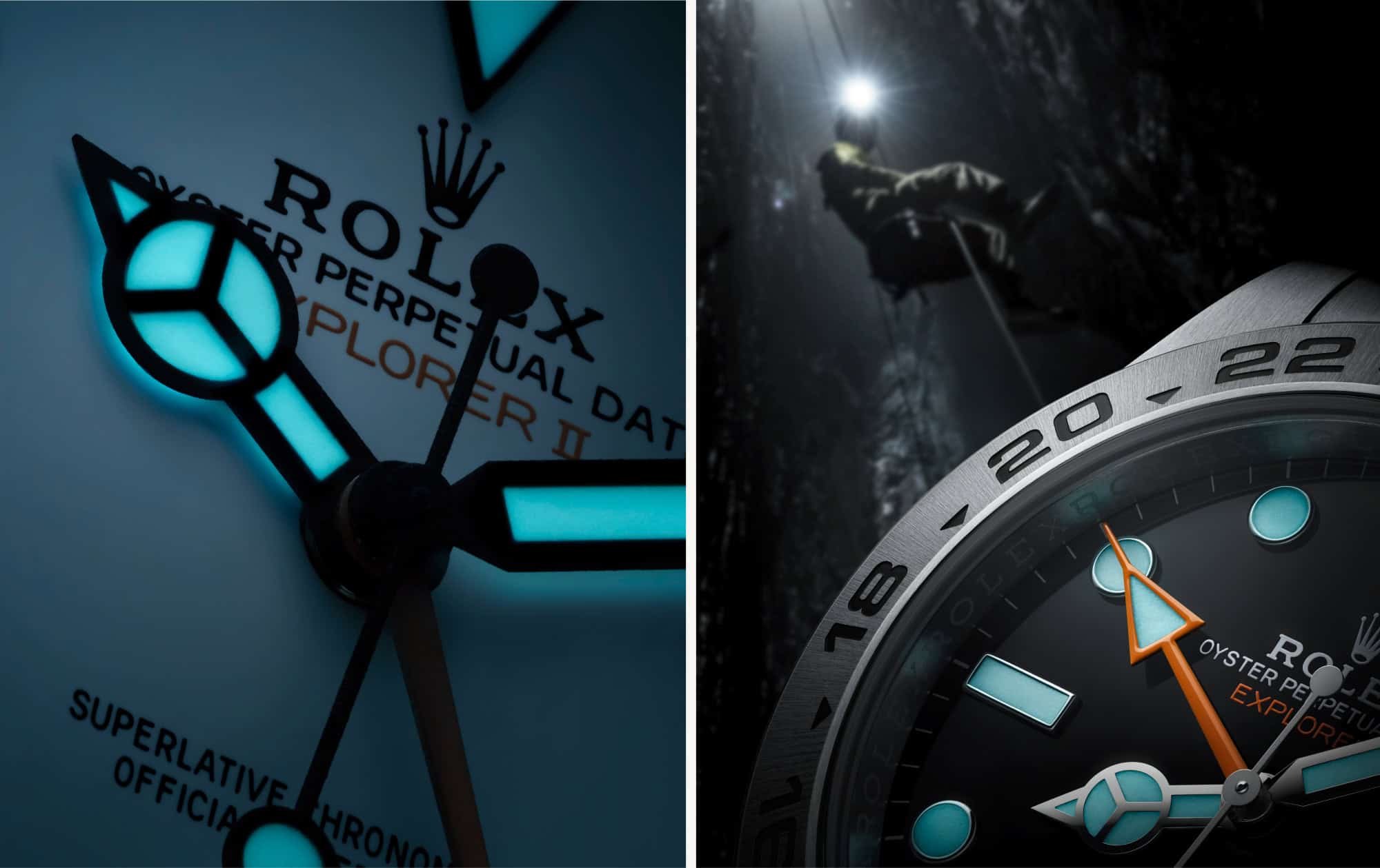 Die Chromalight-Anzeige der Rolex Explorer 2