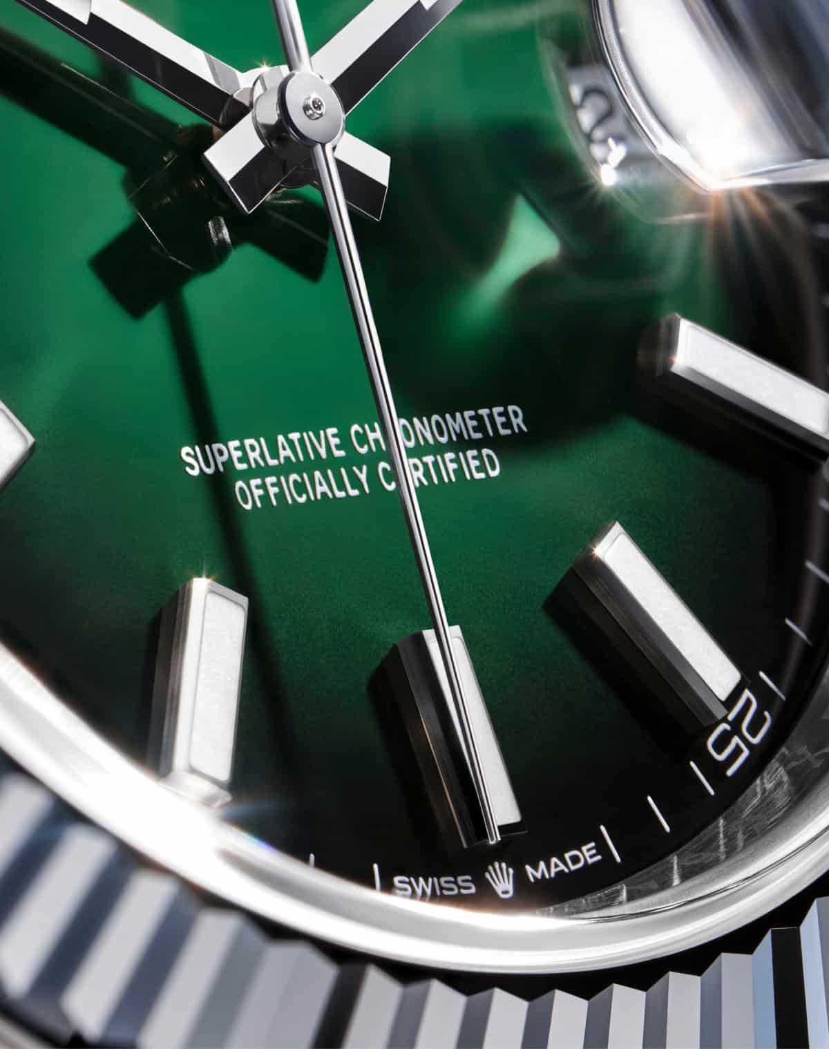 Das Zifferblatt der neuen Rolex Datejust 41