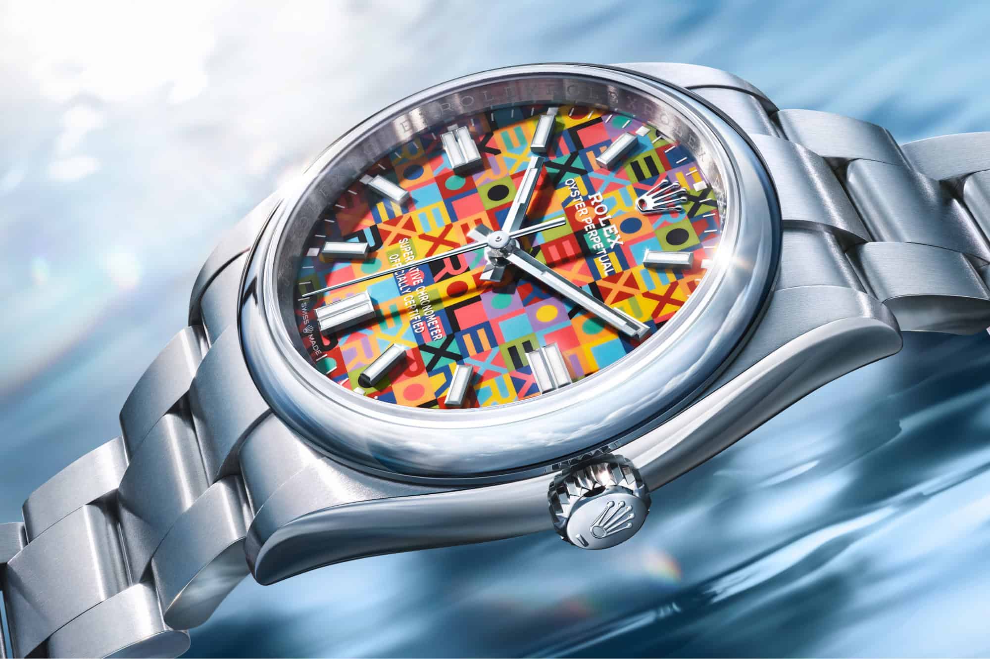 Das Oyster-Band der neuen Rolex Oyster Perpetual 36 in Oystersteel