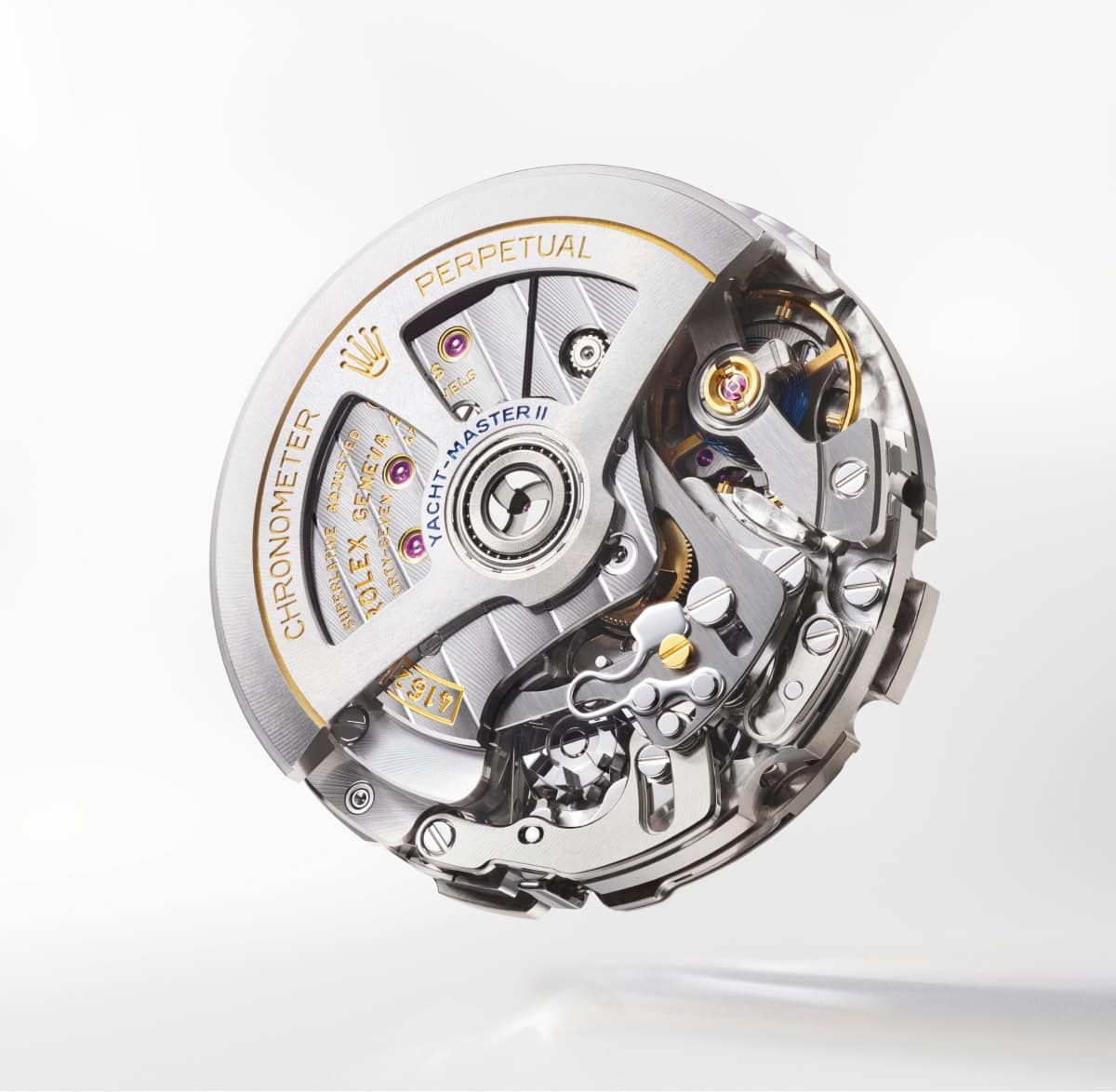 Das Uhrwerk Kaliber 4162 der neuen Rolex Yacht-Master 2