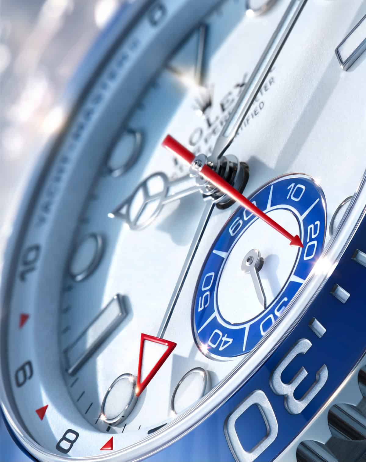 Das Zifferblatt der neuen Rolex Yacht-Master 2