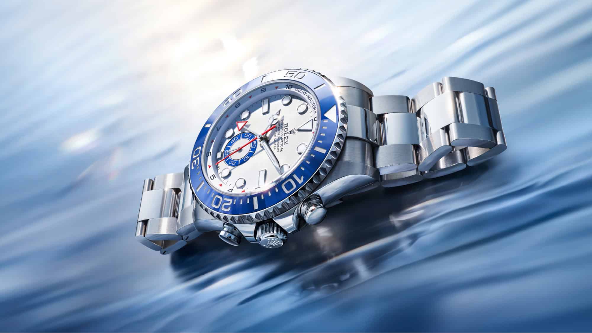 Der Regatta-Chronogragh von Rolex, die Rolex Yacht-Master 2 bei Juwelier S.M.Wild in Linz