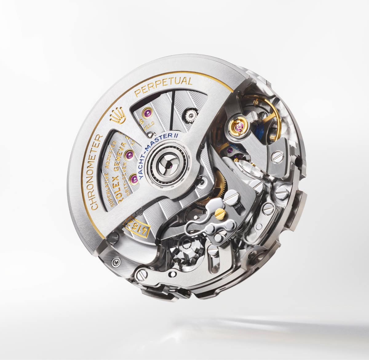 Das Rolex Manufakturwerk Kaliber 4162 der Rolex Yacht-Master 2