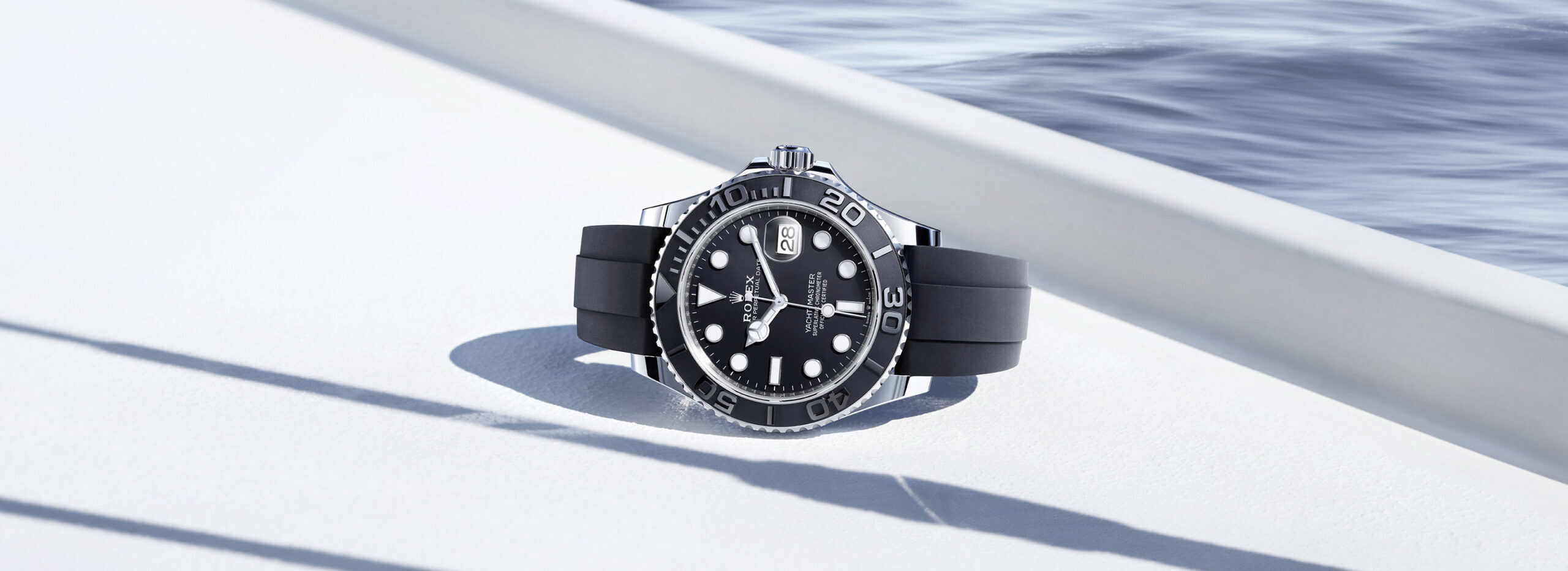 Die Rolex Oyster Perpetual Yacht-Master mit Oysterflex-Band bei Juwelier S.M.Wild