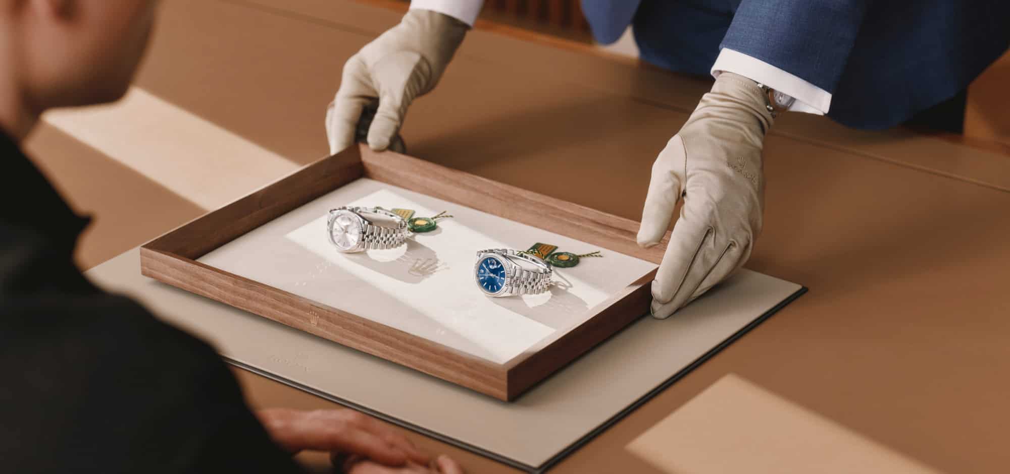Übergabe Ihrer Rolex zur Wartung bei Juwelier S.M.Wild
