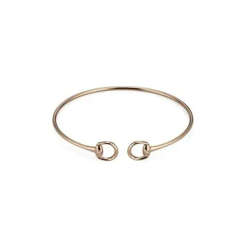 Horsebit Armschmuck von Gucci aus 18 Karat Roségold mit Diamanten