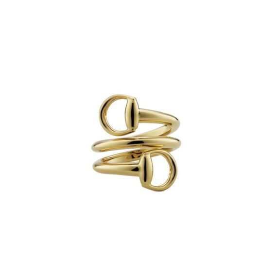Gucci Horsebit Ring aus 18 Karat Gelbgold