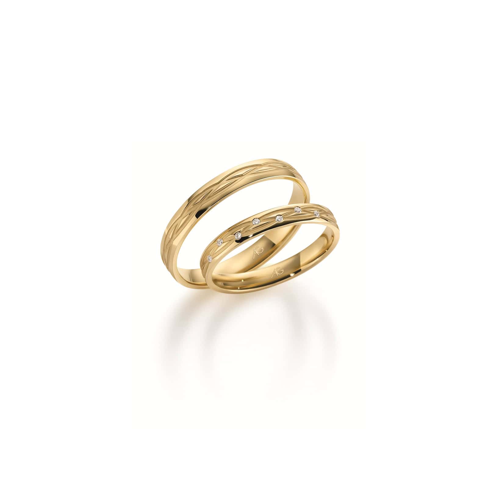 Ehering von August Gerstner aus Gelbgold 28704