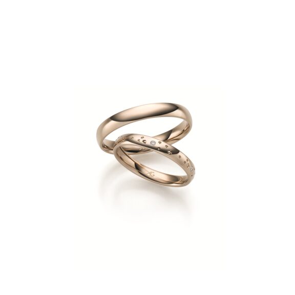 Ehering von August Gerstner aus Rosegold 31312
