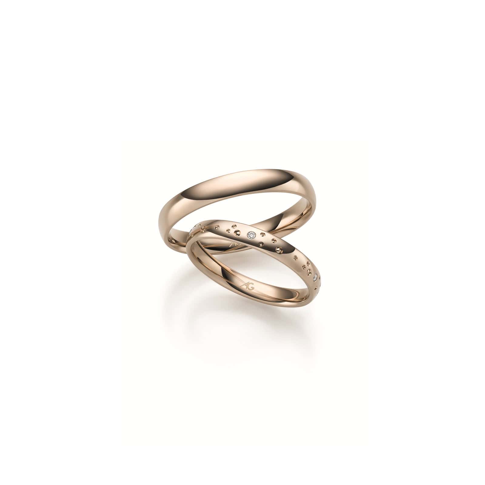 Ehering von August Gerstner aus Rosegold 31312