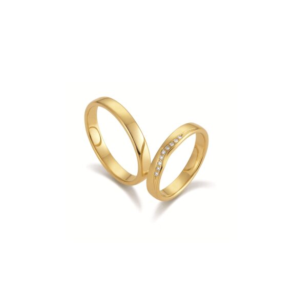 Ehering von August Gerstner aus Gelbgold 28502