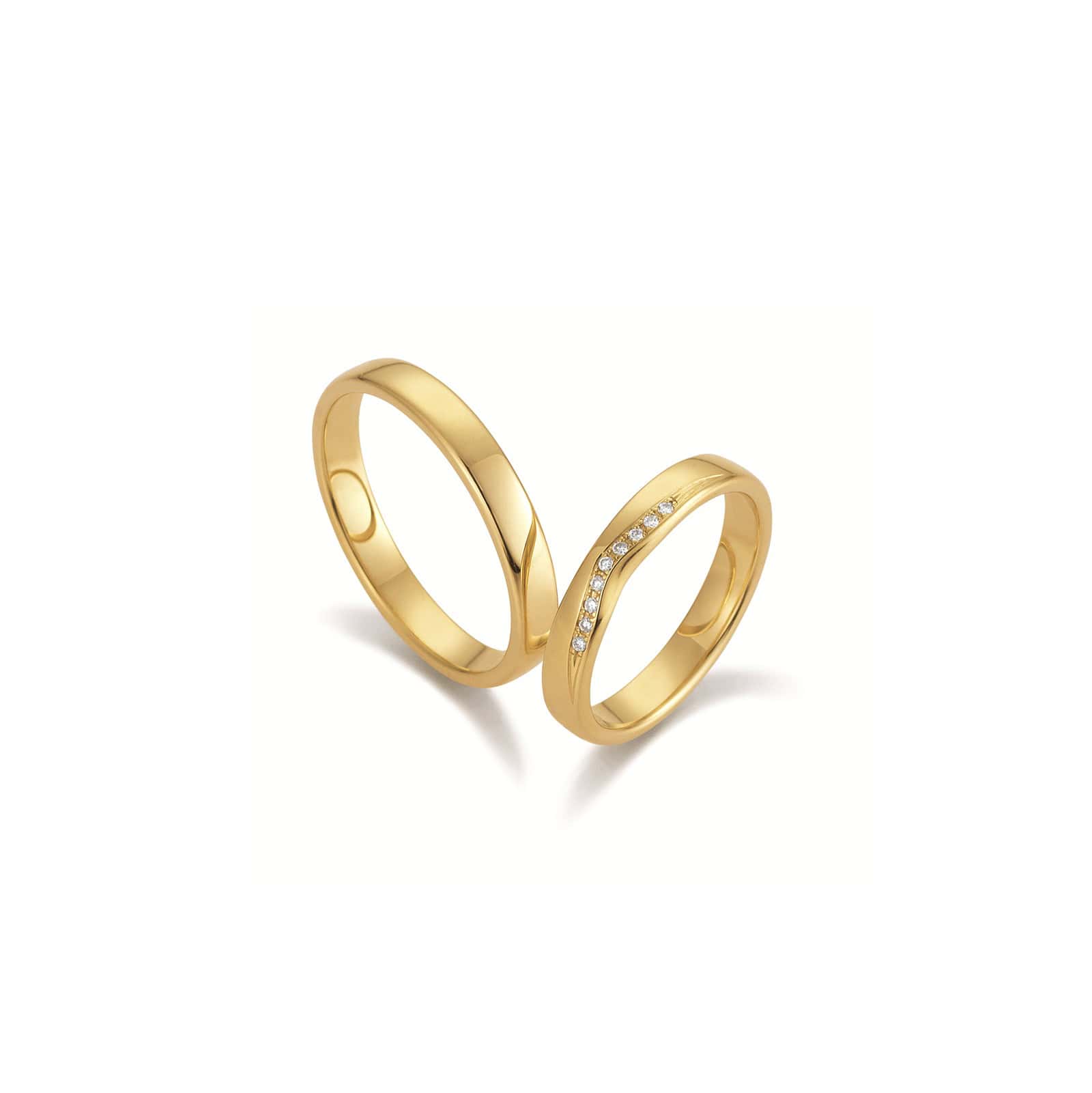 Ehering von August Gerstner aus Gelbgold 28502
