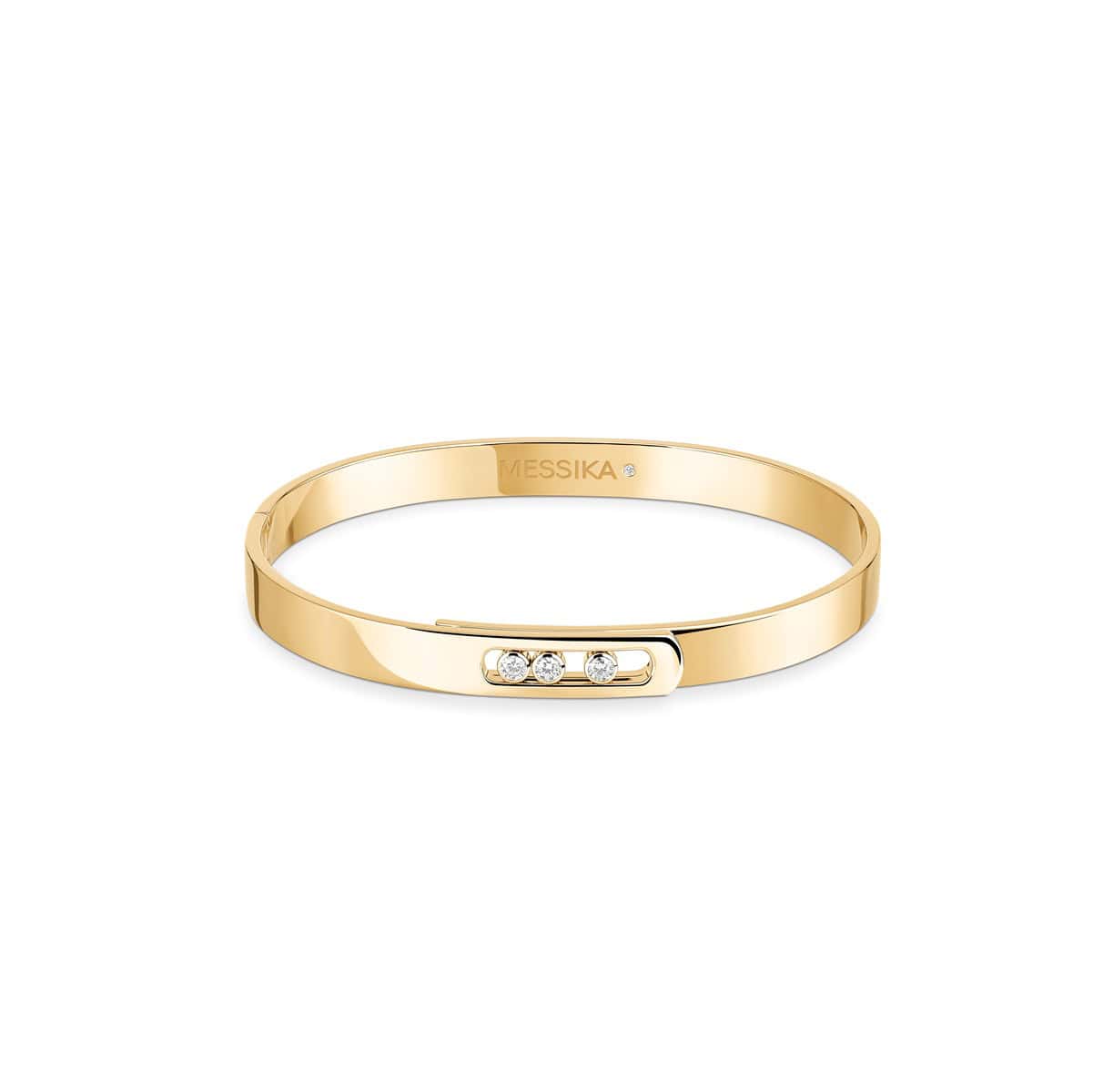 Messika Move Noa Armreif aus Gelbgold und Diamanten