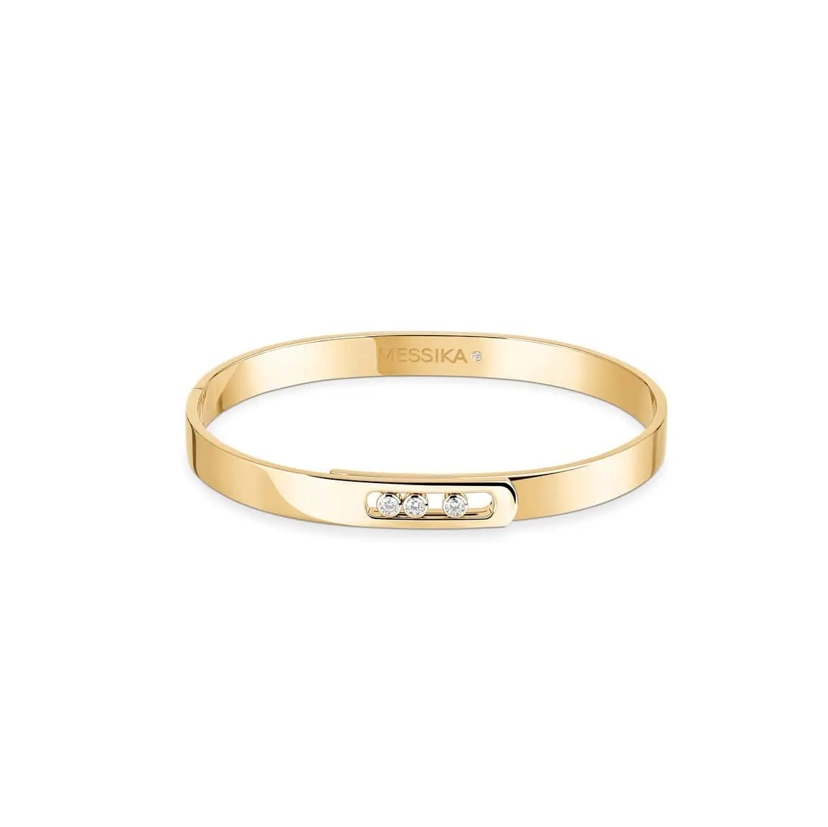 Messika Move Noa Armreif aus Gelbgold und Diamanten