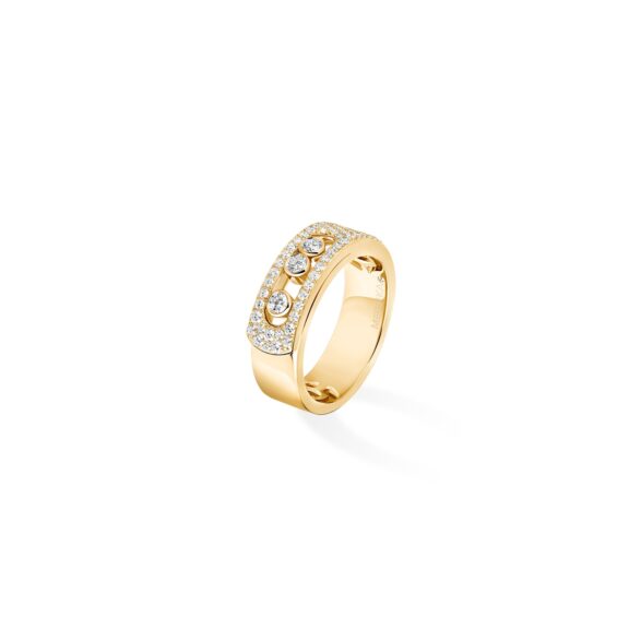 Messika Move Noa Ring aus Gelbgold und Diamanten