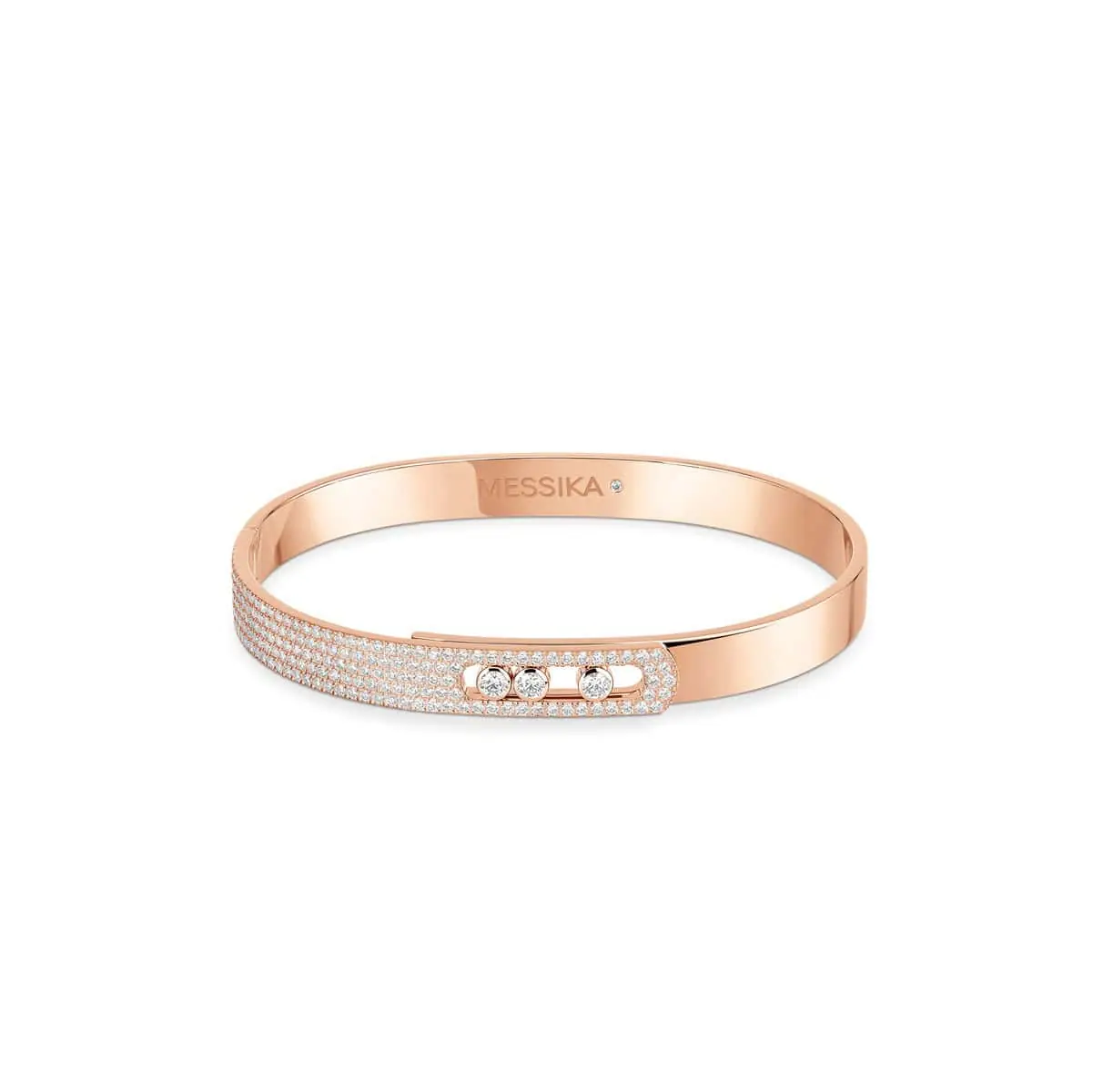 Messika Move Noa Armreif aus Roségold und Diamanten