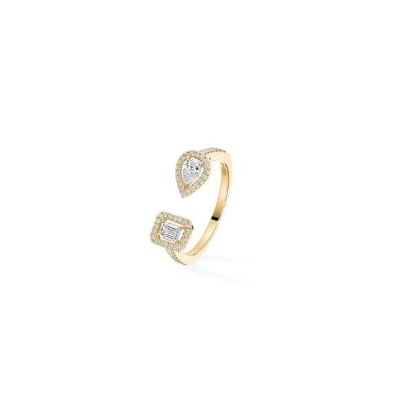 Messika My Twin Ring aus Gelbgold und Diamanten