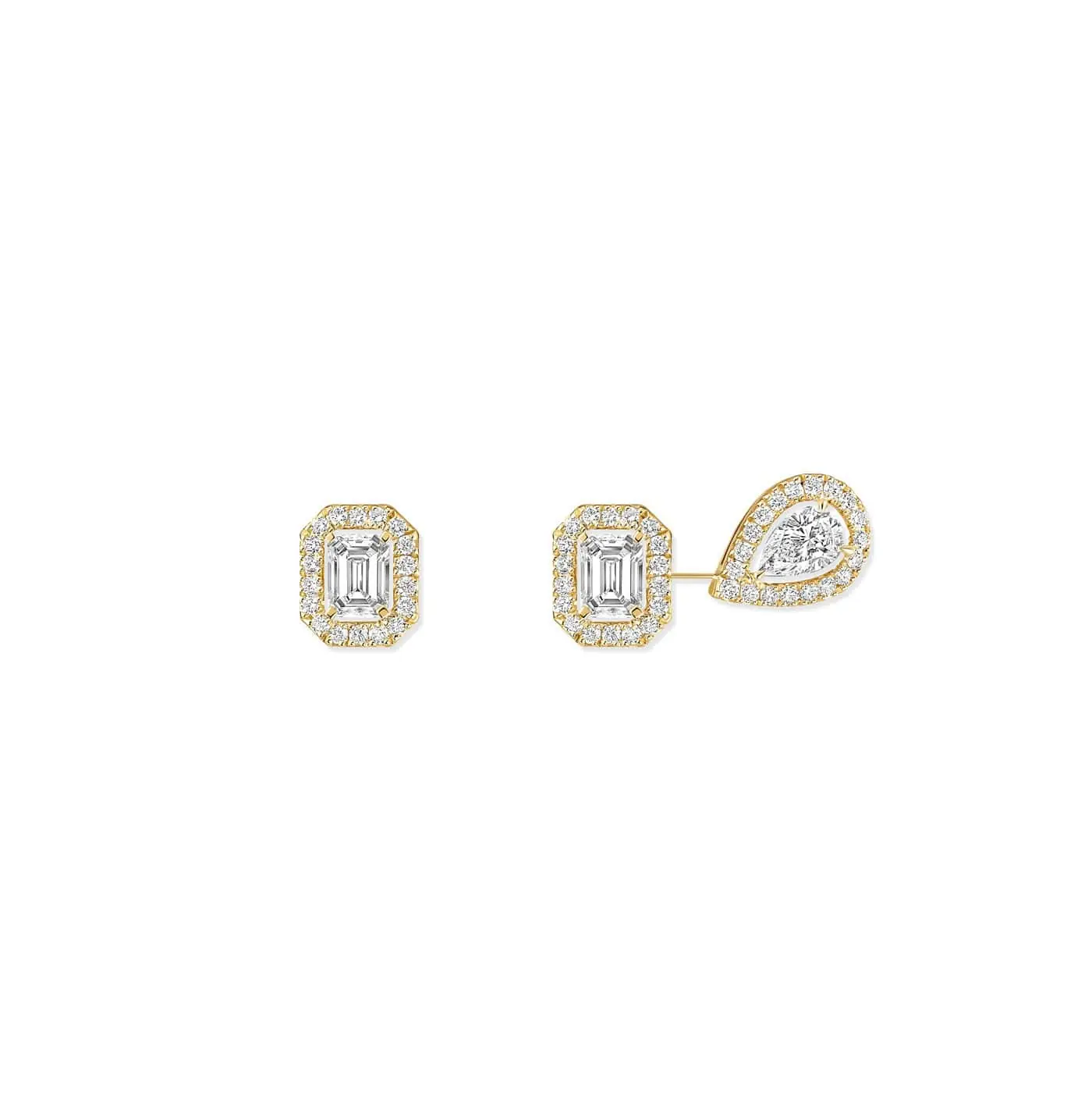 Messika My Twin Ohrschmuck aus Gelbgold und Diamanten