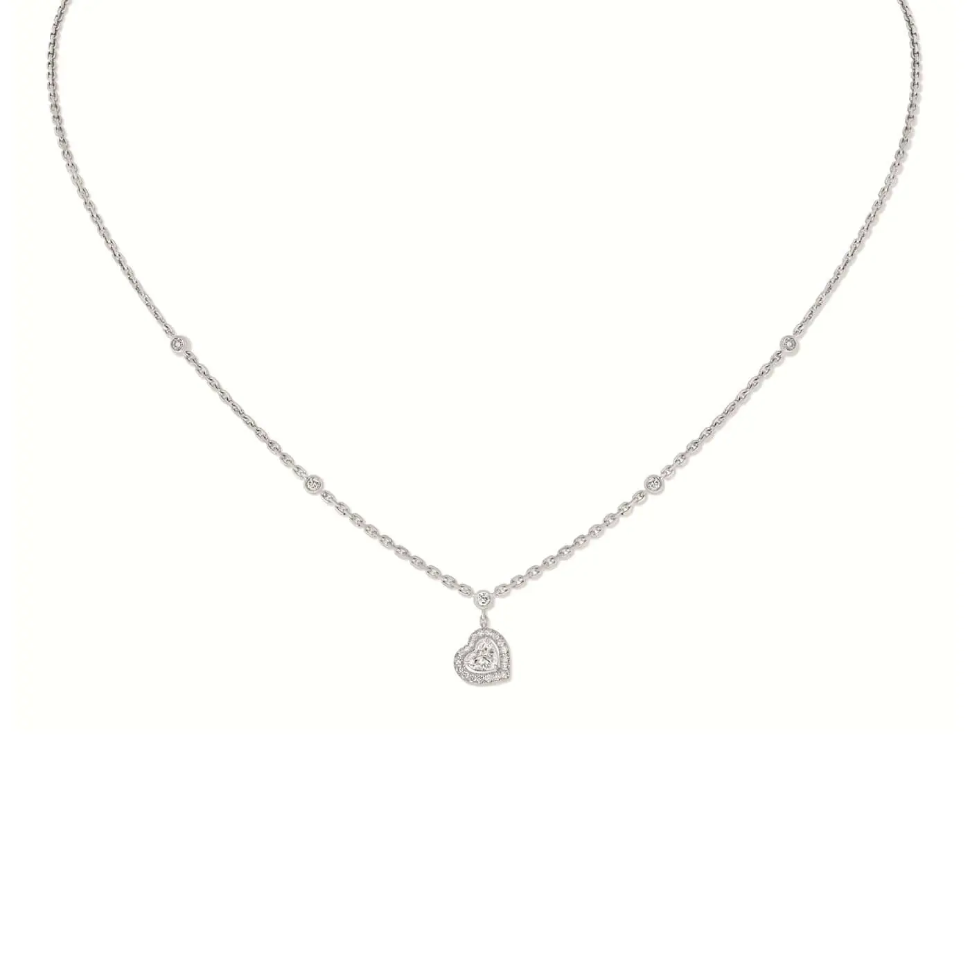Messika Joy Collier aus Weißgold und Diamanten