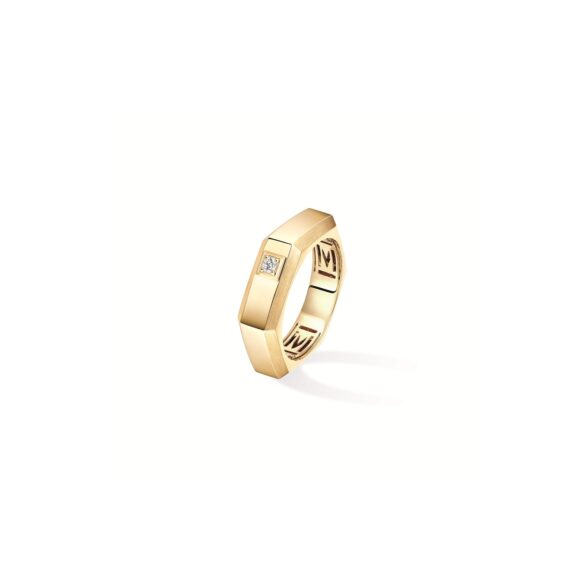 Messika Moderniste Ring aus Gelbgold und Diamanten