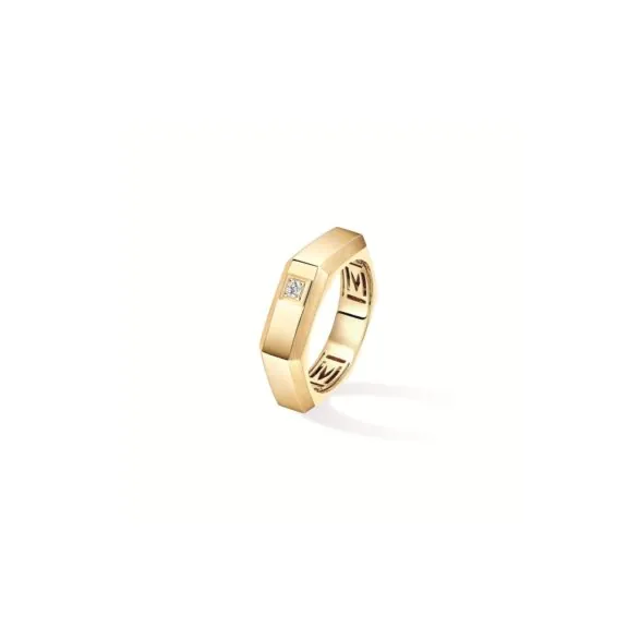 Messika Moderniste Ring aus Gelbgold und Diamanten