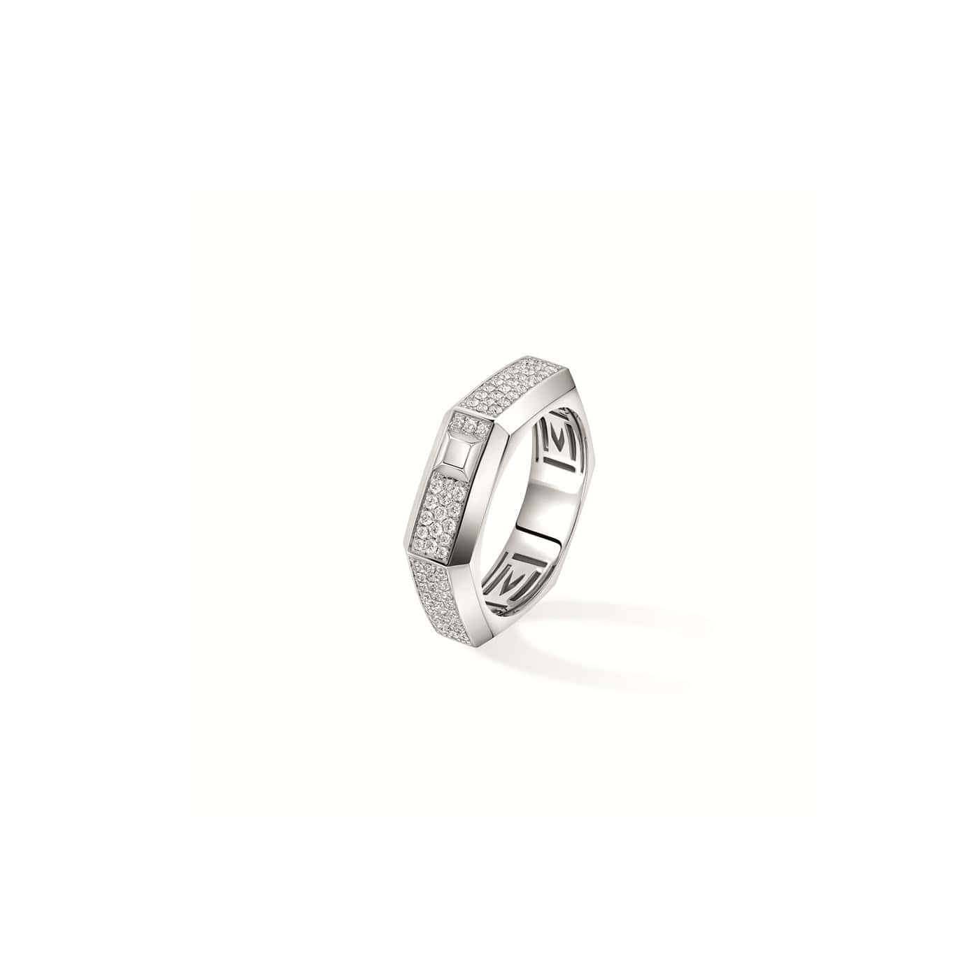 Messika Moderniste Ring aus Weißgold und Diamanten