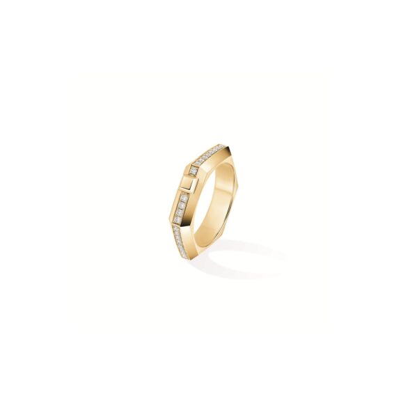 Messika Moderniste Ring aus Gelbgold und Diamanten