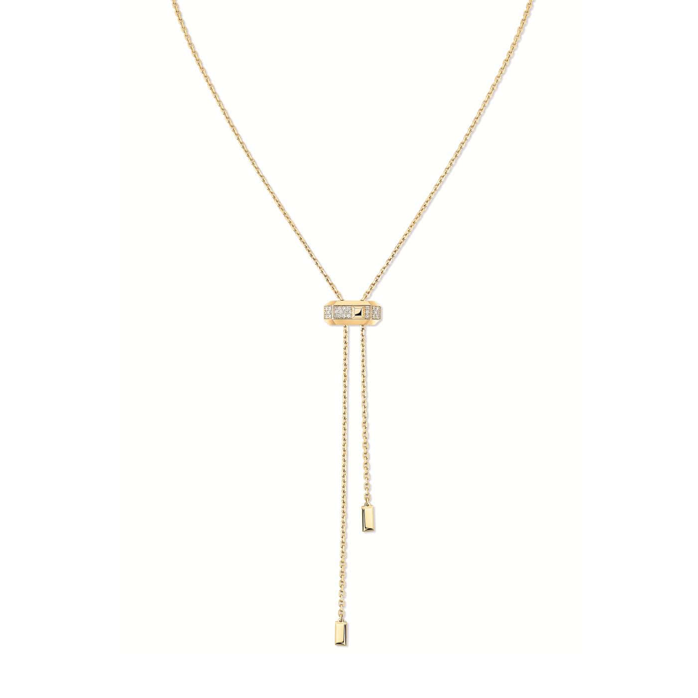 Messika Moderniste Collier aus Gelbgold und Diamanten