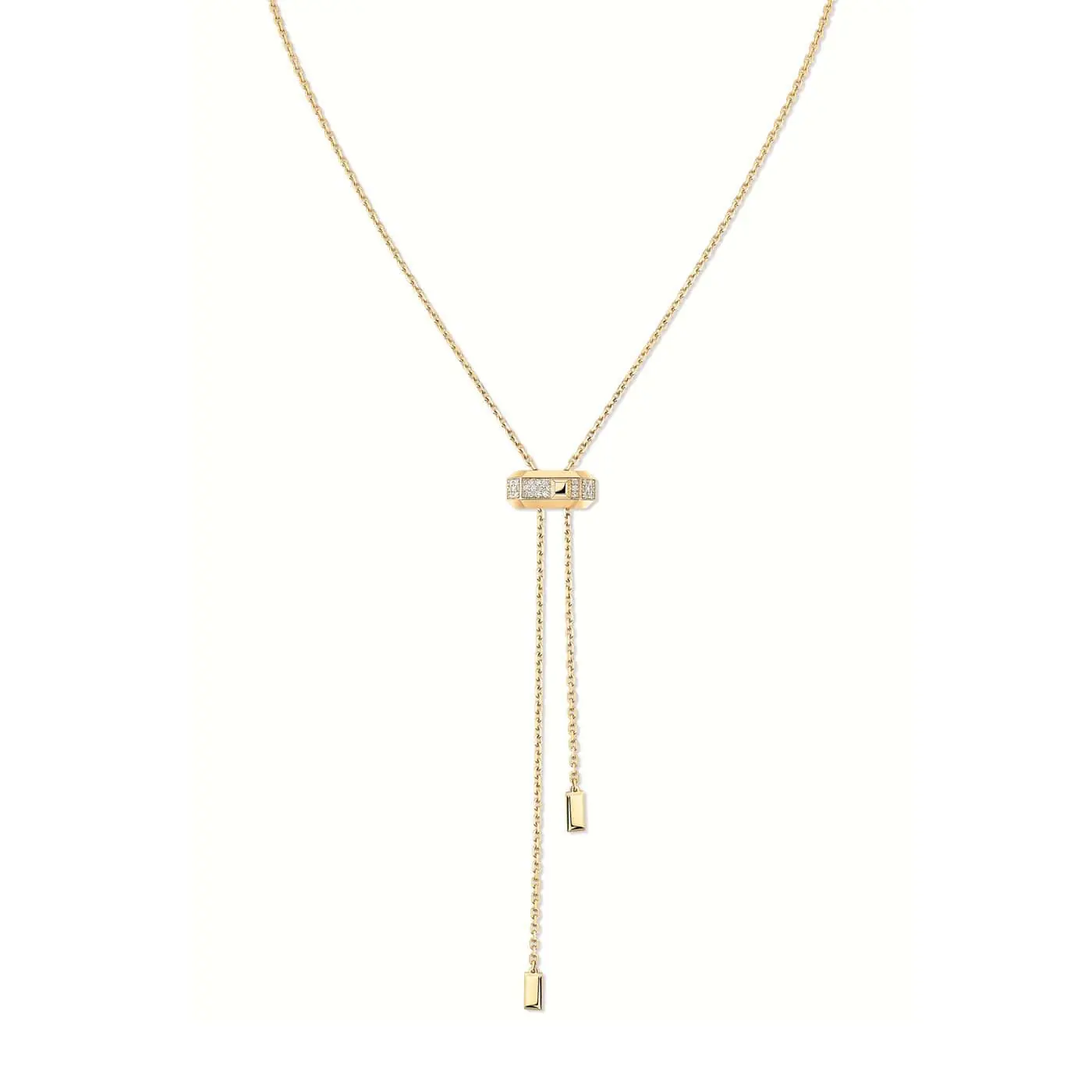 Messika Moderniste Collier aus Gelbgold und Diamanten