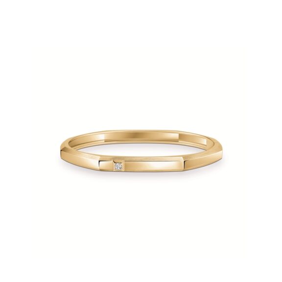 Messika Moderniste Armreif aus Gelbgold und Diamanten