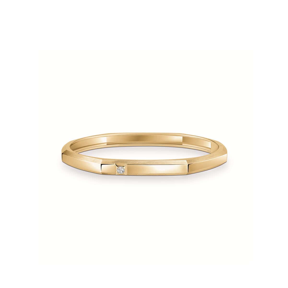 Messika Moderniste Armreif aus Gelbgold und Diamanten