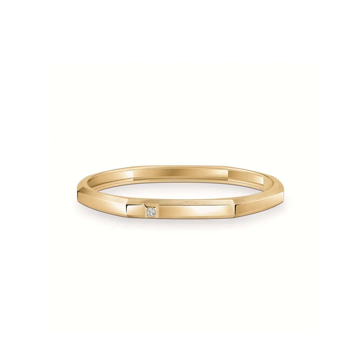 Messika Moderniste Armreif aus Gelbgold und Diamanten
