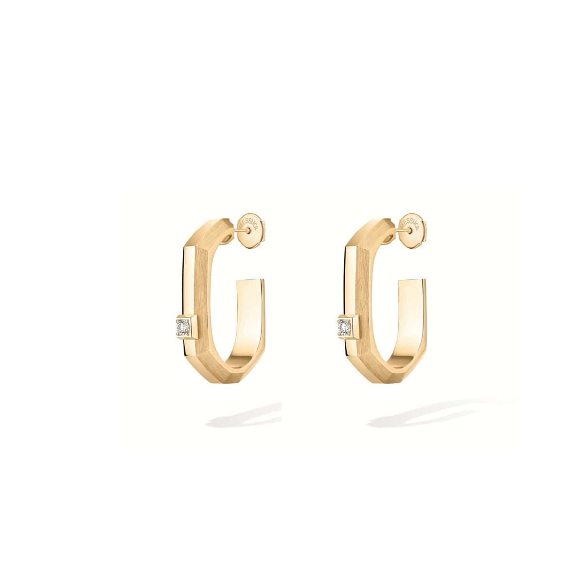 Messika Moderniste Ohrschmuck aus Gelbgold und Diamanten