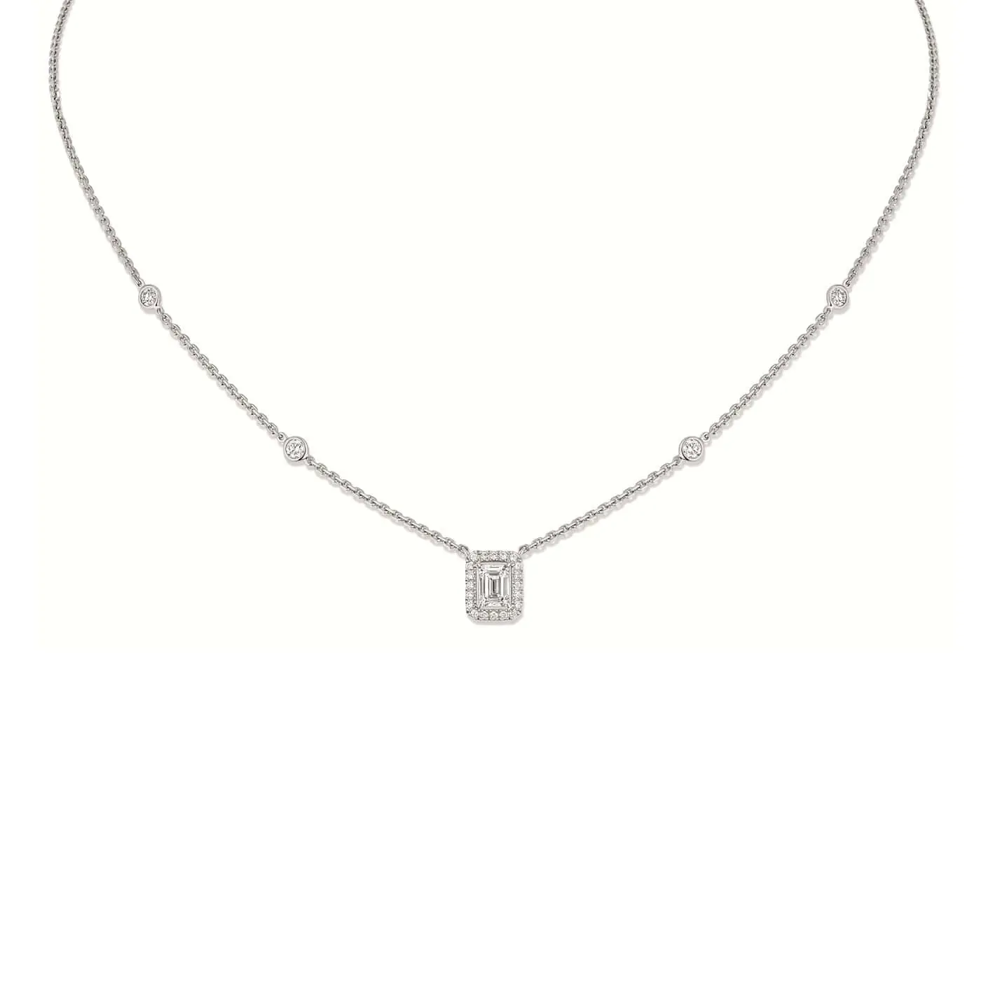 Messika Joy Collier aus Weißgold und Diamanten