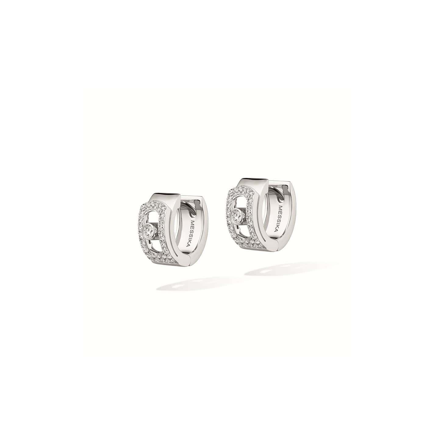 Messika Move Noa Ohrschmuck aus Weißgold und Diamanten