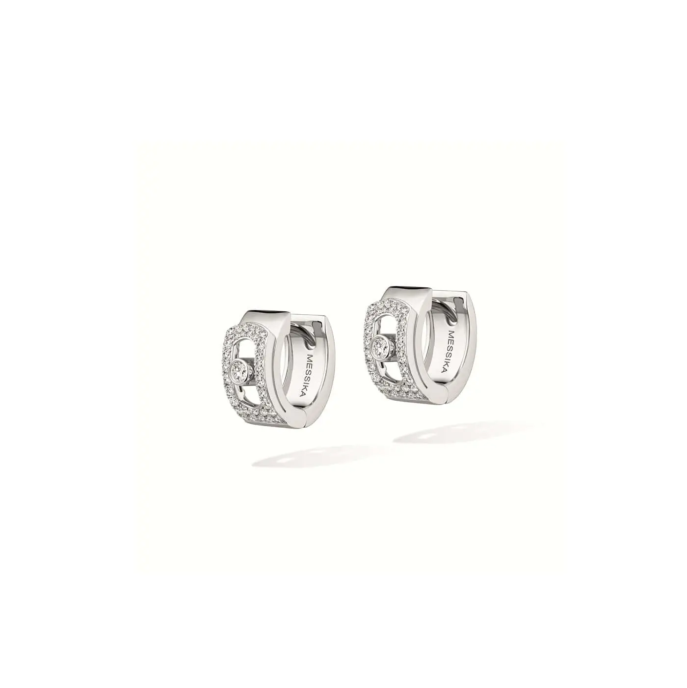 Messika Move Noa Ohrschmuck aus Weißgold und Diamanten