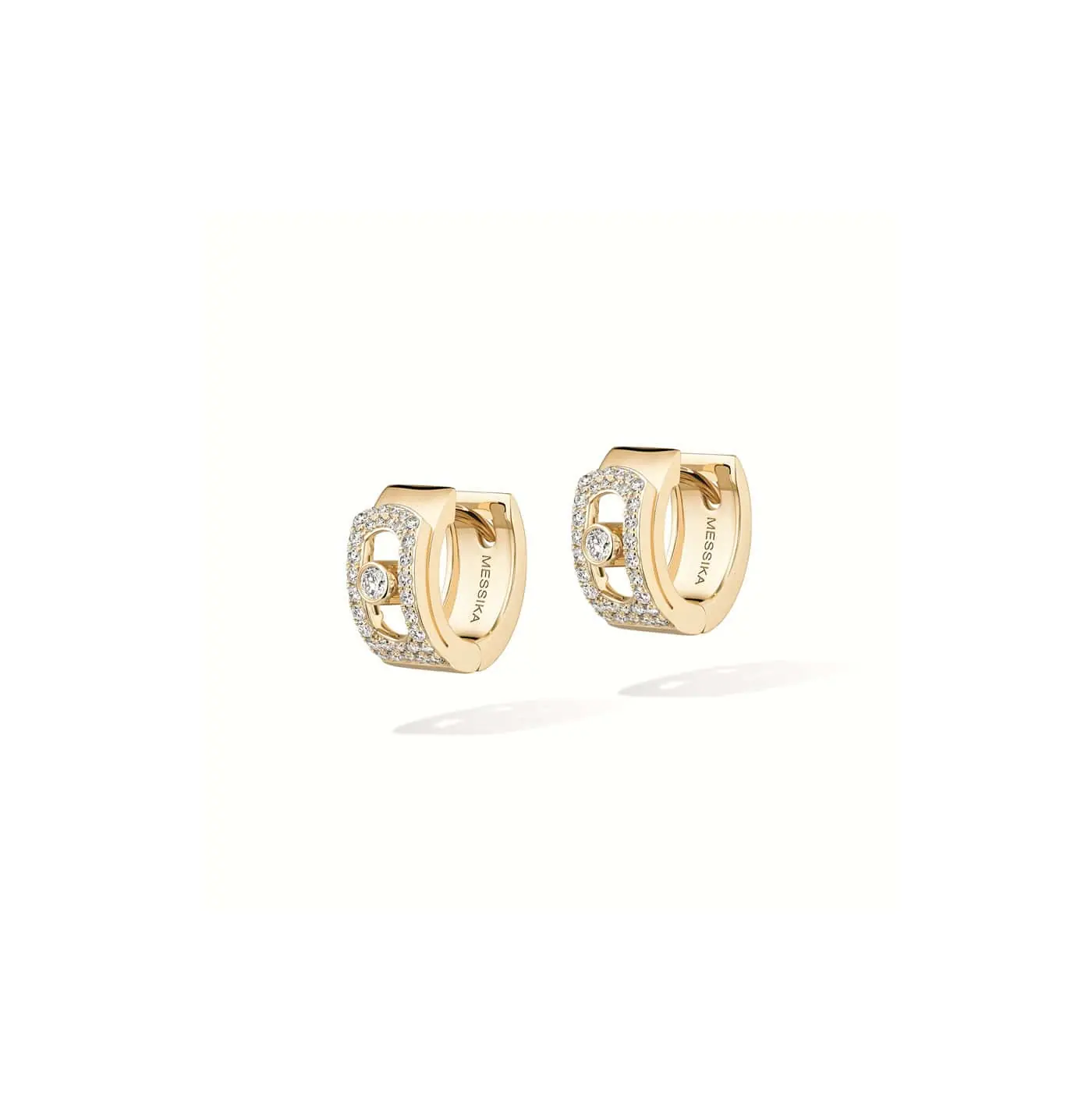 Messika Move Noa Ohrschmuck aus Gelbgold und Diamanten