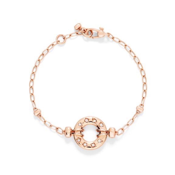 Pomellato Iconica Armband aus Roségold mit Diamanten