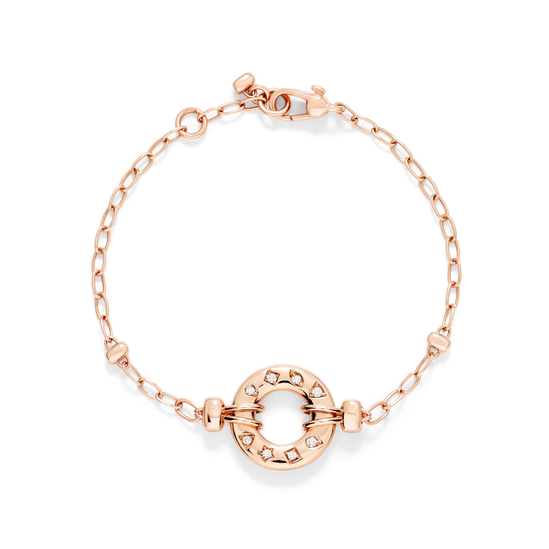 Pomellato Iconica Armband aus Roségold mit Diamanten