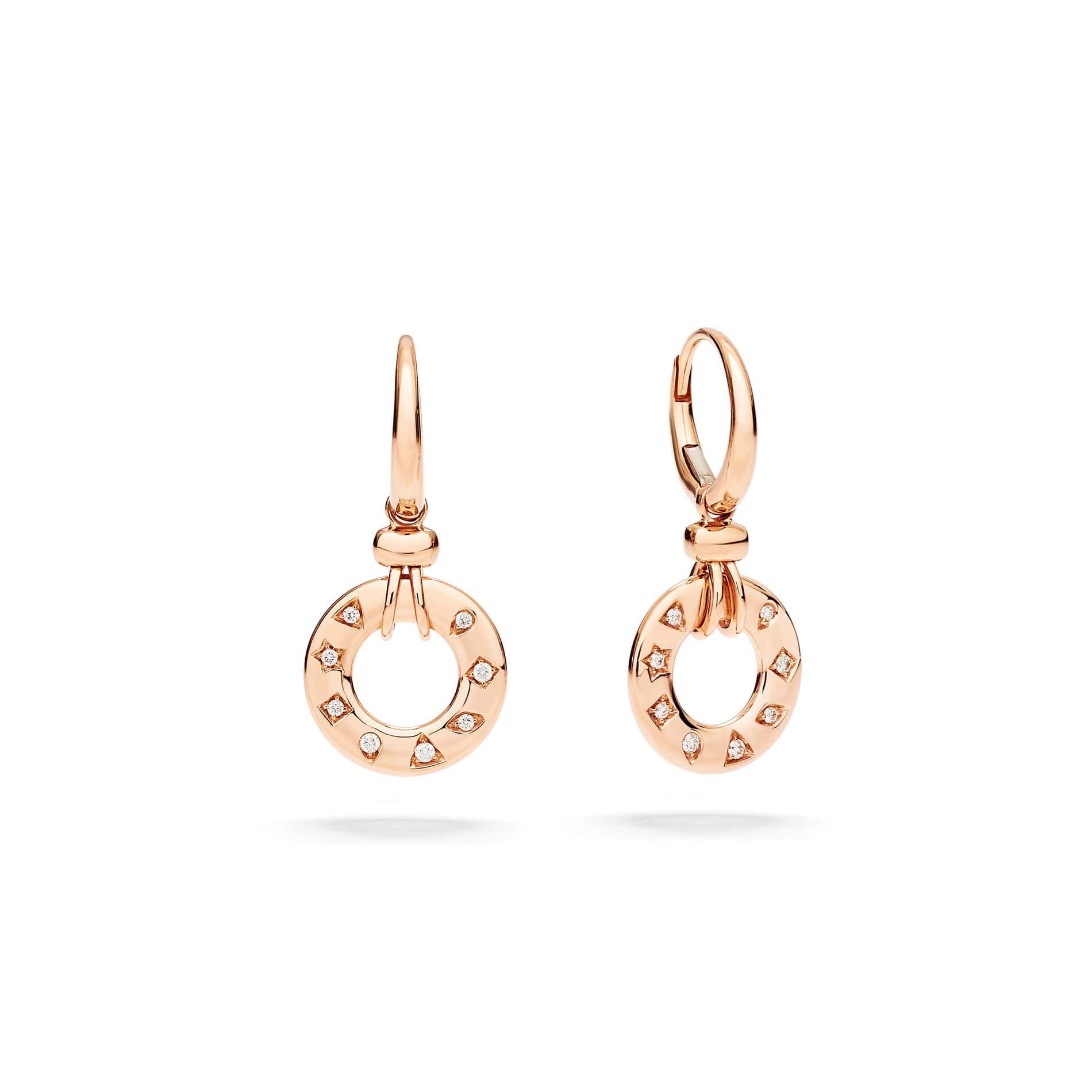 Pomellato Iconica Ohrschmuck aus Roségold mit Brillanten