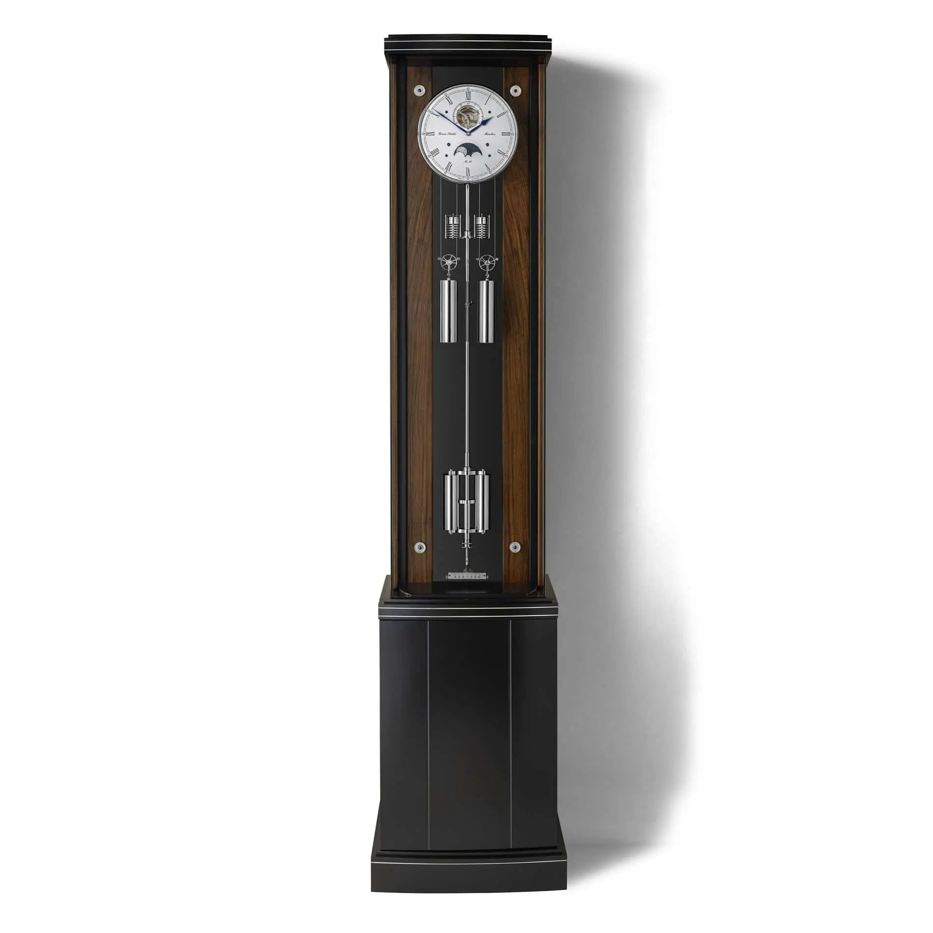 Standuhr Troja Sonata M 2 von Erwin Sattler mit Uhrenbeweger und Safe