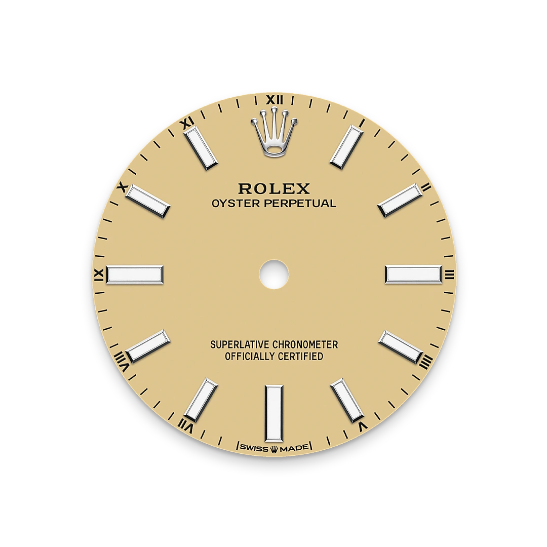 Zifferblatt in Beige
