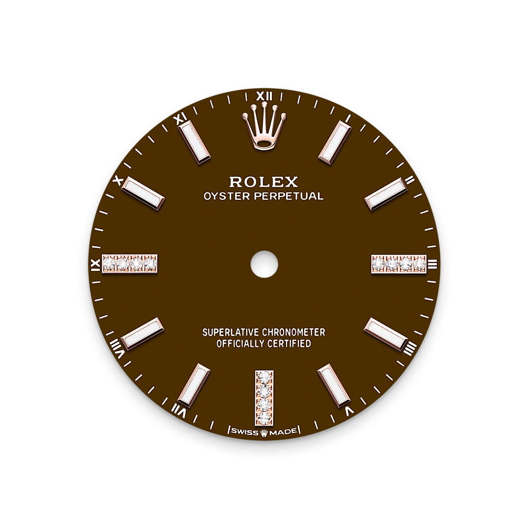 Zifferblatt in Brown stone