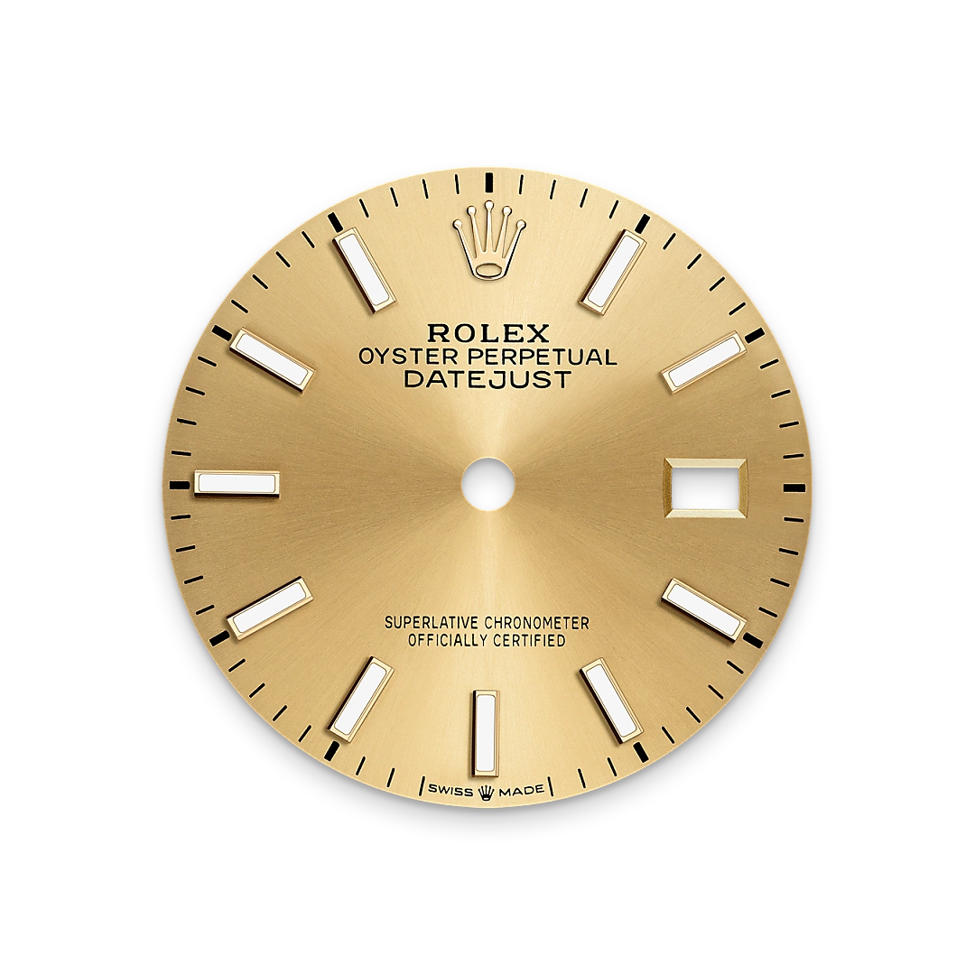 Champagner­farbenes Zifferblatt