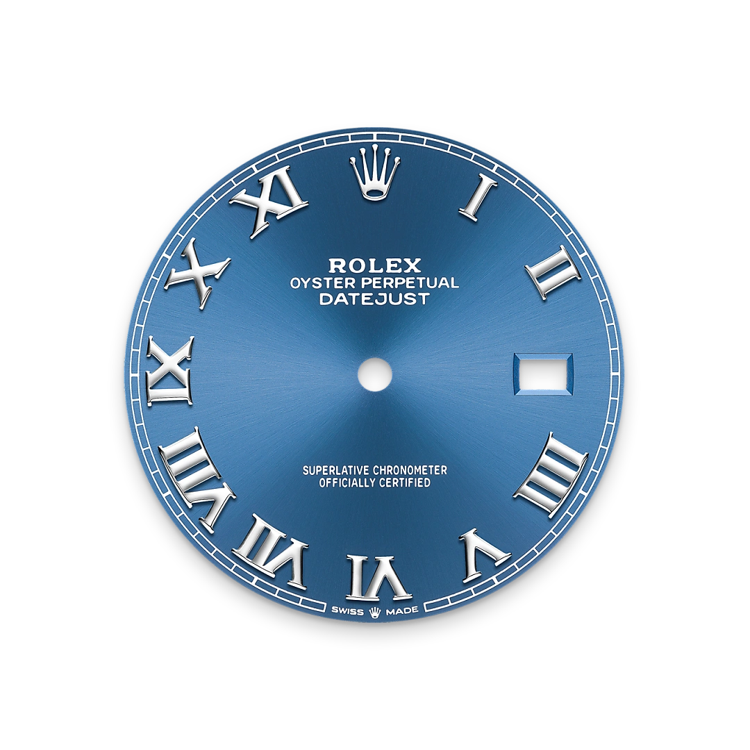 Zifferblatt in Azzurroblau