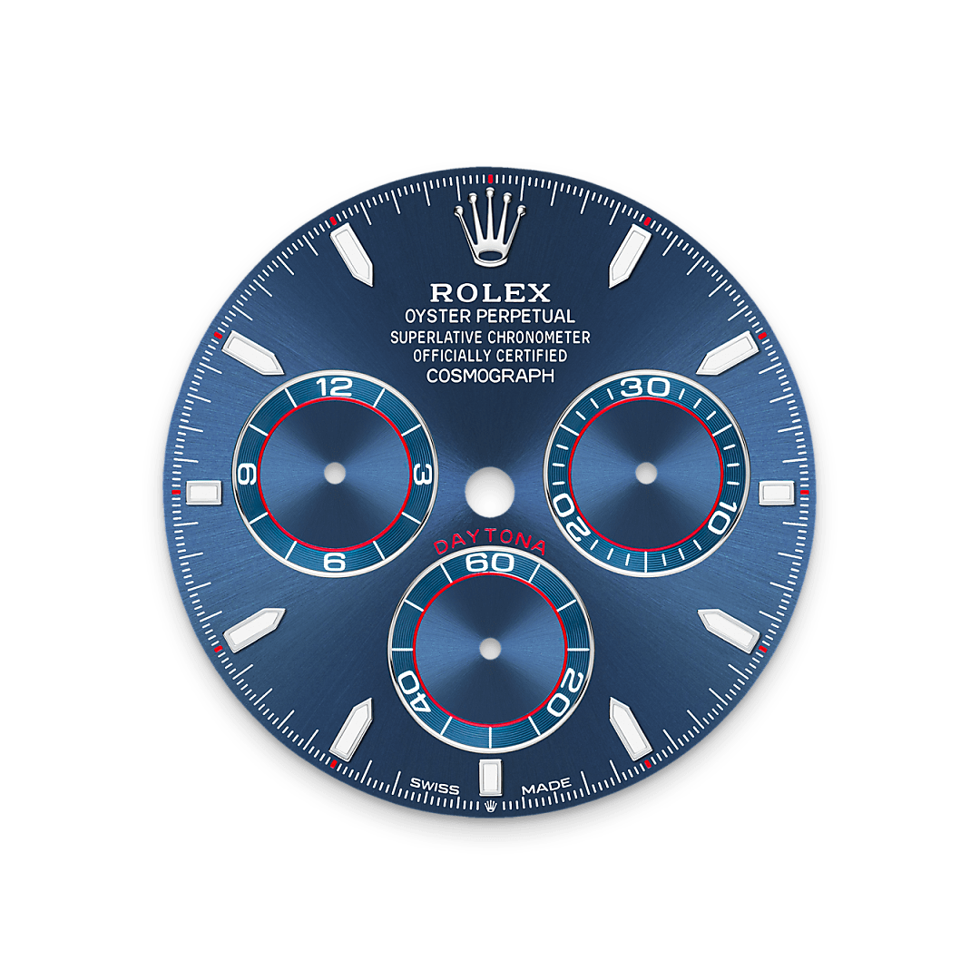 Strahlend blaues Zifferblatt