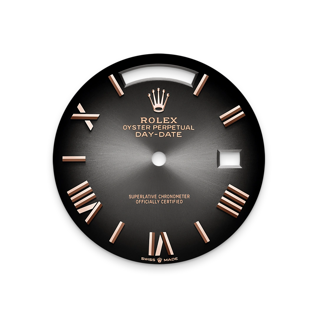 Zifferblatt in Schiefergrau ombré